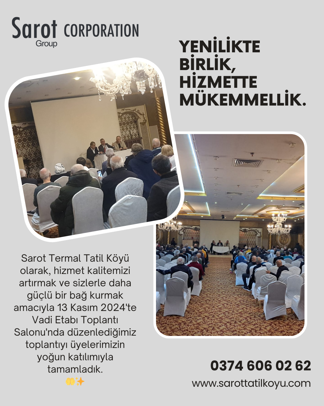 YENİLİKTE BİRLİK, HİZMETTE MÜKEMMELLİK